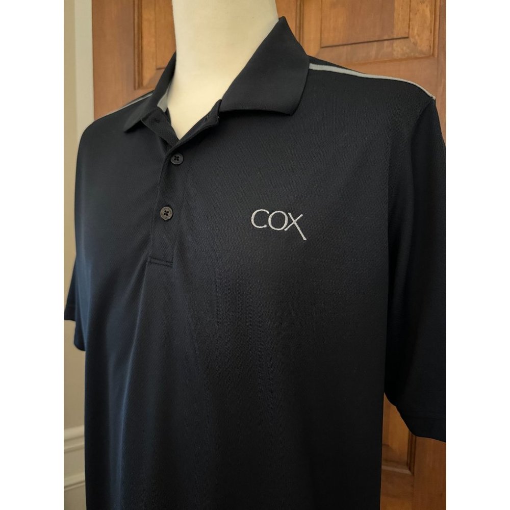 Slazenger Polo Shirt Mens XL Black Short Sleeve‎ Casual Golf Branded